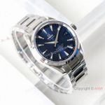 (VS)Swiss Grade Replica Omega Seamaster Aqua Terra 8500 watch SS Blue Dial